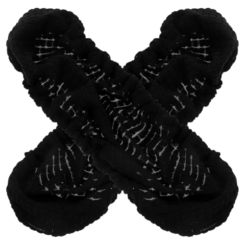 DOITOOL 2 Stück Armlehnenschutz Stuhl Armlehre Beschützer Armlehnenabdeckung für Schreibtischstühle Armlast Covers for Office Chair Armlehnenabdeckungen Ärmel Polyester (Polyester) Schwarz von DOITOOL