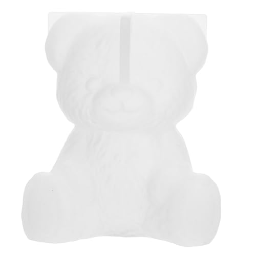DOITOOL 2 Stück Bären-Silikonformen – niedliche Tierharzformen für selbstgemachte Kerzen, Seife und Schokolade, Fondant, Kuchen, Basteln, Heimdekoration von DOITOOL