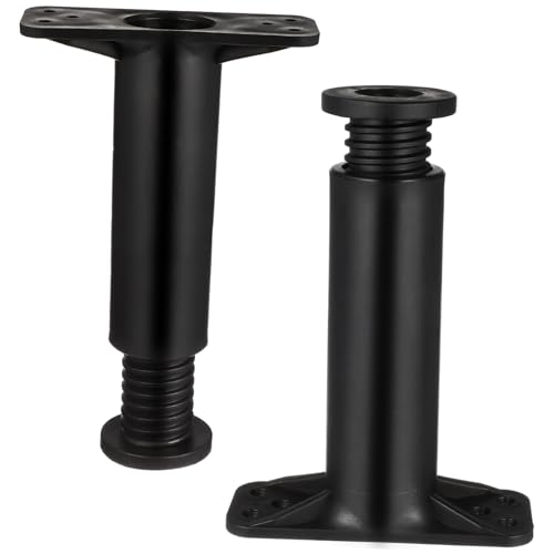DOITOOL 2stücke Verstellbare Bettstützbeine Möbelbeine Zur Erhöhung Robustes Design Für Bettrahmen Höhenbereich Unterstützung Von Betten Und Sofas von DOITOOL