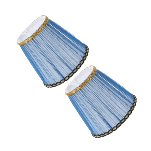 DOITOOL 2 Stück Clip Lampenschirme für Wandleuchten Stehlampen und Tischlampen für Schlafzimmer Wohnzimmer und Essbereiche von DOITOOL