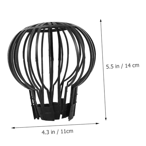 DOITOOL 2 Stück Dachrinnenfilter Kunststoff Fallrohr Schutzkappe Laubschutz Laubfänger Garten Drainage Regenrinnenfilter Verstopfungsschutz Regenrohrfilter von DOITOOL