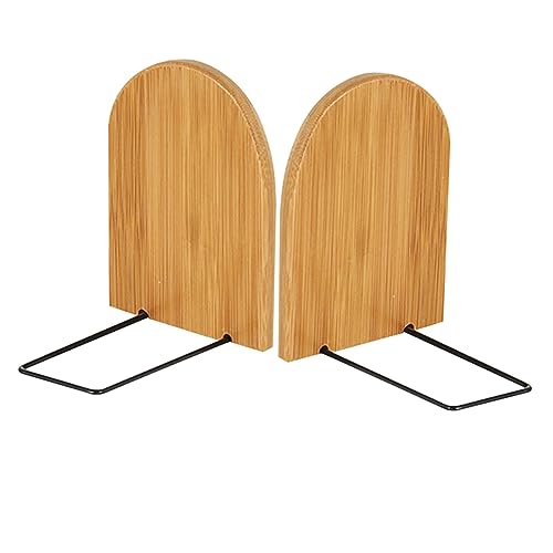 DOITOOL 2 Stück Dekorative Buchstützen aus Bambus Praktischer Buchorganizer für Büro Regal Wohnzimmer und Bibliothek Stilvolle Aufbewahrungslösung Stabil und Langlebig DOITOOL 2 Stück Dekorative Buchstützen aus Bambus Praktischer Buchorganizer für Büro Regal Wohnzimmer und Bibliothek Stilvolle Aufbewahrungslösung Stabil und Langlebig von DOITOOL