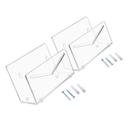 DOITOOL 2 Stück Desktop-Ordner Schreibtisch Briefhalter Dokumentinhaber Büroorganisation Und Aufbewahrung Schreibtisch-Post-Organizer Mail -organisator Für Zuhause Transparent Acryl von DOITOOL