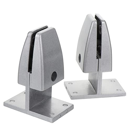 DOITOOL 2 Stück Desktop-rahmenclip Tischhalterung Für Zwei Monitore Dual Bildschirm-raumteiler Büro Schreibtisch Partition Clips Bildschirmtrennklemme Aluminiumlegierung Silver von DOITOOL