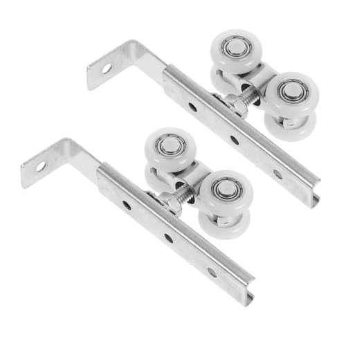 DOITOOL 2 Stück Edelstahl Schiebetür Laufrollen Dicke Geräuschlose Dämpfung Einfache Montage Präzise Gleitschienen Geeignet für Küchen Kleiderschrank-schiebetüren DOITOOL 2 Stück Edelstahl Schiebetür Laufrollen Dicke Geräuschlose Dämpfung Einfache Montage Präzise Gleitschienen Geeignet für Küchen Kleiderschrank-schiebetüren von DOITOOL