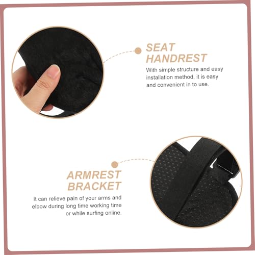 DOITOOL 2 Stück Ergonomische Wiederverwendbare Armlehnenpolster Weiche Stuhlarmauflagen für Büro und Esszimmerstühle Einfache Anbringung Druckentlastend Schwarz DOITOOL 2 Stück Ergonomische Wiederverwendbare Armlehnenpolster Weiche Stuhlarmauflagen für Büro und Esszimmerstühle Einfache Anbringung Druckentlastend Schwarz von DOITOOL