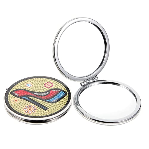 DOITOOL 2 Stück Faltbare Taschenspiegel Doppelseitige Reise Spiegel mit Diamant Handliche Kosmetikspiegel für Frauen für Handtasche und Unterwegs DOITOOL 2 Stück Faltbare Taschenspiegel Doppelseitige Reise Spiegel mit Diamant Handliche Kosmetikspiegel für Frauen für Handtasche und Unterwegs von DOITOOL