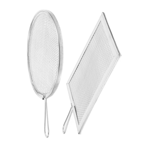 DOITOOL 2 Stück Gartensieb für Erde Sichter für Steine Sandsieb Gartensiebe Glasur Sieb Keramik Bodensiebsieb Rostfreier Stahl Silber DOITOOL 2 Stück Gartensieb für Erde Sichter für Steine Sandsieb Gartensiebe Glasur Sieb Keramik Bodensiebsieb Rostfreier Stahl Silber von DOITOOL