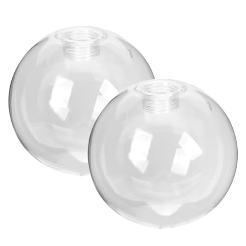 DOITOOL 2 Stück Glas lampenschirm Transparent Ømm Fassung Ersatz Lampenglas Deckenleuchte Pendelleuchte Rund Schlicht Langlebig Sicher DOITOOL 2 Stück Glas lampenschirm Transparent Ømm Fassung Ersatz Lampenglas Deckenleuchte Pendelleuchte Rund Schlicht Langlebig Sicher von DOITOOL