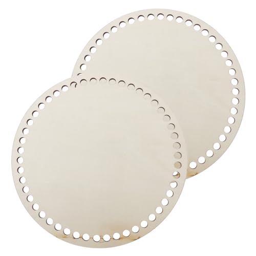 DOITOOL 2 Stück Holzkorb Häkelbasis Webkorb untere Basis Gehäkelter Korb aus Holz Taschendekoration Kreis leer unten unteres formendes Pad DIY Tasche Holzsockel Korb unten DOITOOL 2 Stück Holzkorb Häkelbasis Webkorb untere Basis Gehäkelter Korb aus Holz Taschendekoration Kreis leer unten unteres formendes Pad DIY Tasche Holzsockel Korb unten von DOITOOL
