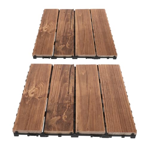 DOITOOL 2 Stück Interlocking Outdoor Fliesen Carbonisiertem und Wetterfest für Terrasse Garten und Poolbereich Hellbraun DOITOOL 2 Stück Interlocking Outdoor Fliesen Carbonisiertem und Wetterfest für Terrasse Garten und Poolbereich Hellbraun von DOITOOL
