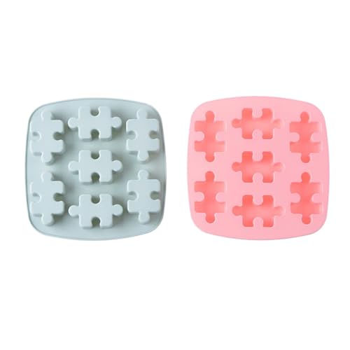 DOITOOL 2 Stück Keksform Silikon-Eiswürfelformen Tablettform Silikon Schokoladenform Puzzle Eiswürfelform DIY Backformen Kuchenform Manuell Handgefertigte Seifenformen Für Harz DOITOOL 2 Stück Keksform Silikon-Eiswürfelformen Tablettform Silikon Schokoladenform Puzzle Eiswürfelform DIY Backformen Kuchenform Manuell Handgefertigte Seifenformen Für Harz von DOITOOL