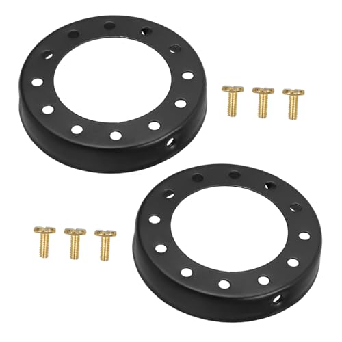 DOITOOL 2 Stück Lampenschirm ring aus Metall Dekorativer Lampenschirm adapter mit Hitzebeständigem Design Passend für Deckenleuchten und Lampenschirme Schwarz Stabile Befestigung DOITOOL 2 Stück Lampenschirm ring aus Metall Dekorativer Lampenschirm adapter mit Hitzebeständigem Design Passend für Deckenleuchten und Lampenschirme Schwarz Stabile Befestigung von DOITOOL