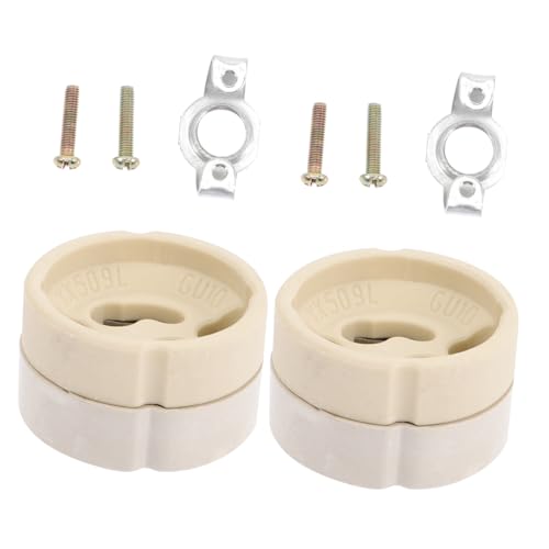 DOITOOL 2 Stück Lampensockel Candelabra Porzellanfassung Langlebig Hitzebeständig für Wandlampen Kronleuchter Kristalllampen Ersatzteile DOITOOL 2 Stück Lampensockel Candelabra Porzellanfassung Langlebig Hitzebeständig für Wandlampen Kronleuchter Kristalllampen Ersatzteile von DOITOOL