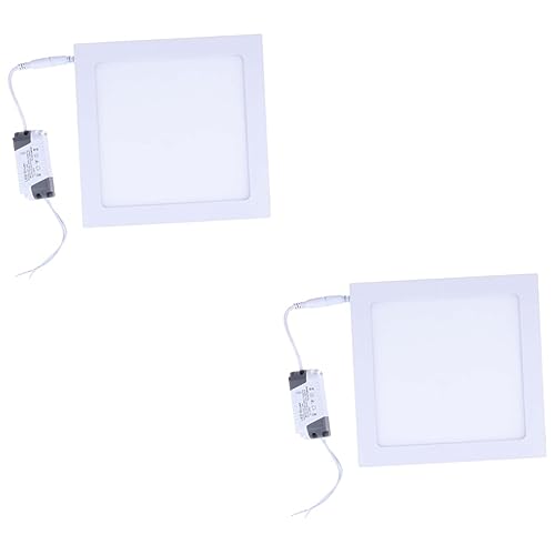 DOITOOL LED-Panel-Licht 18W LED-Panel-Leuchten 2st Panel-licht Deckenleuchte Für Den Innenbereich Led Deckenlampe Weiß LED-Panel-Leuchten LED-Down-Licht von DOITOOL