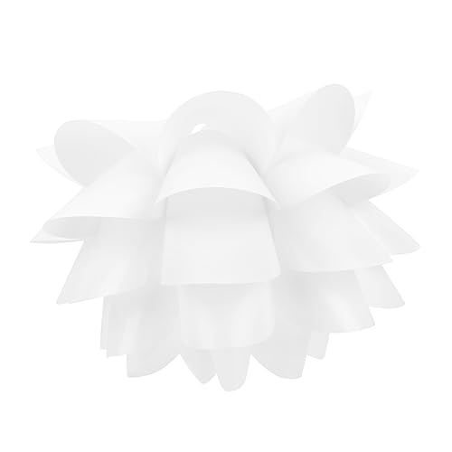 DOITOOL 2 Stück Lotus Förmiger Lampenschirm Robustem PP Material Lagig für Deckenleuchte und Tischlampe Modernes Wohnambiente Vielseitig Einsetzbar Dekorativ für Wohnzimmer und von DOITOOL