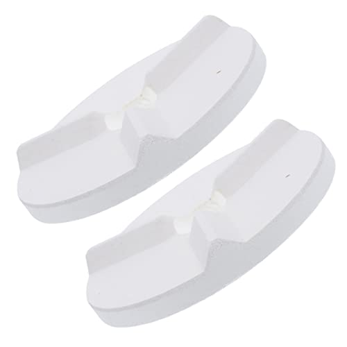 DOITOOL 2 Stück Ofenmatte Tontopfofen Mikrowelle Brenngestell Für Töpferwaren Keramikmatte Markeninnovationen Kleiner Ofen Zubehör Für Töpferöfen Tonmatte Ofenstelzen Stecker Aluminiumoxid von DOITOOL