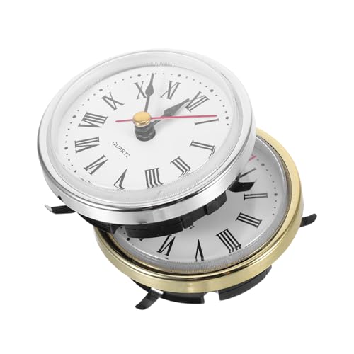 DOITOOL 2stücke Zifferblatteinsatz Ersatz Für Wanduhr Retro Vintage Uhrwerk Heimdekoration Uhren Teile Kit DIY von DOITOOL
