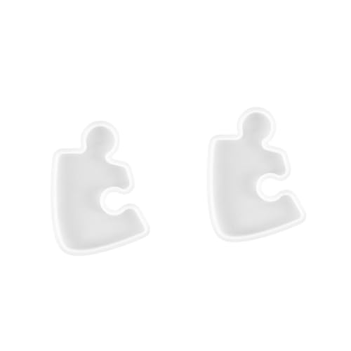 DOITOOL 2 Stück Puzzle Design Silikonform für Untersetzer Diy Epoxidharz Gießform Kreative Silikonform für Tassenmatte und Deko für Handwerksprojekte Einzigartiges Design zur Ihrer von DOITOOL
