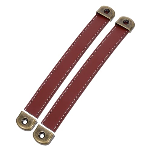 DOITOOL 2 Stück Retro Ledergriffe Pu Truhengriffe Kommodenschubladengriffe Gepäckgriffe Retro Garderobengriff Vintage Möbelbeschläge Schrankgriffe Schranktürgriff Braun DOITOOL 2 Stück Retro Ledergriffe Pu Truhengriffe Kommodenschubladengriffe Gepäckgriffe Retro Garderobengriff Vintage Möbelbeschläge Schrankgriffe Schranktürgriff Braun von DOITOOL