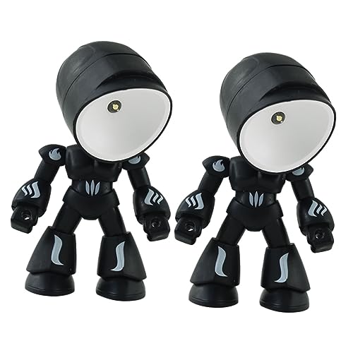 DOITOOL 2 Stück Roboter-Tischlampe Roboter Als Dekoration Für Tisch Esstisch Dekoration Kreatives Nachtlicht Led-Raum-Nachtlampe Roboter-Led-Lampe Schlafzimmerlicht Dekorative von DOITOOL