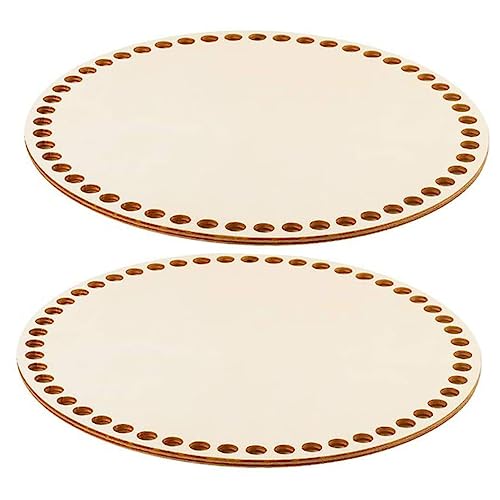 DOITOOL 2 Stück Runde Holzbasen für DIY Taschen Robuste Korbböden für Häkelprojekte für Handgefertigte Taschen und Körbe Langlebiges Material Vielseitig Kombinierbar mit Verschiedenen DOITOOL 2 Stück Runde Holzbasen für DIY Taschen Robuste Korbböden für Häkelprojekte für Handgefertigte Taschen und Körbe Langlebiges Material Vielseitig Kombinierbar mit Verschiedenen von DOITOOL