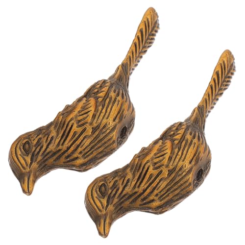 DOITOOL 2 Stück Schrankknöpfe in Vogel-form Kreative Zinklegierung Möbelgriffe für Schubladen Kleiderschrank Küchenschränke Dekorative Einzelloch-türgriffe im Modernen Cartoon-stil von DOITOOL