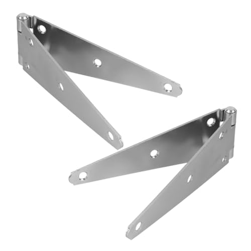 DOITOOL 2 Stück Schwere Verzinkte Türbänder Strapazierfähige Metall torscharniere für Gartentor Scheunentor Holzzaun Einfache Montage mit Schrauben Robust und Vielseitig Einsetzbar von DOITOOL
