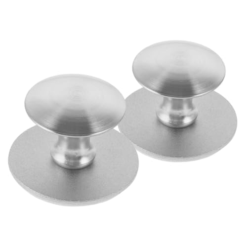 DOITOOL 2 Stück Selbstklebende Schrankgriffe Saugnapf Möbelgriffe ohne Bohren Stabile Griffe für Glasschiebetüren Küchenschränke Badezimmer und Wohnmobile Modernes Design von DOITOOL