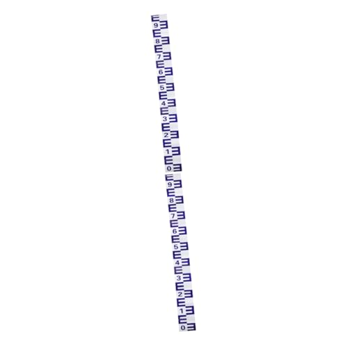 DOITOOL 2 Stück Selbstklebender Wasserstandsanzeiger mit Reflektierender Folie Langlebiger Wasserstandsmesser für Pools Teiche und Boote Abriebfestes Klares Messlineal zur Präzisen von DOITOOL