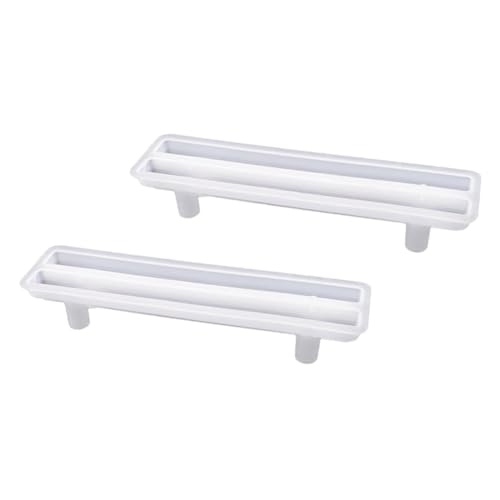 DOITOOL 2 Stück Silikonform für Dekorative Griff für Tabletts DIY Gießform für Obst und Teetablett Einfaches Entformen Flexibles Design für Kreative Projekte von DOITOOL