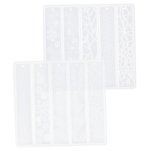 DOITOOL 2 Stück Silikonform für Lesezeichen Diy Gießform für Lesezeichen mit Blumenmuster Flexible und Langlebige Silikonmould für Designs und Bastelprojekte DOITOOL 2 Stück Silikonform für Lesezeichen Diy Gießform für Lesezeichen mit Blumenmuster Flexible und Langlebige Silikonmould für Designs und Bastelprojekte von DOITOOL