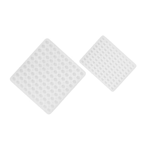 DOITOOL 2 Stück Silikonform für Wachssiegel Flexible DIY Siegelwachsperlenform mit Vertiefungen Mini Katzenpfote Wolkenmuster Wiederverwendbar Präzise Details für Briefumschläge und von DOITOOL