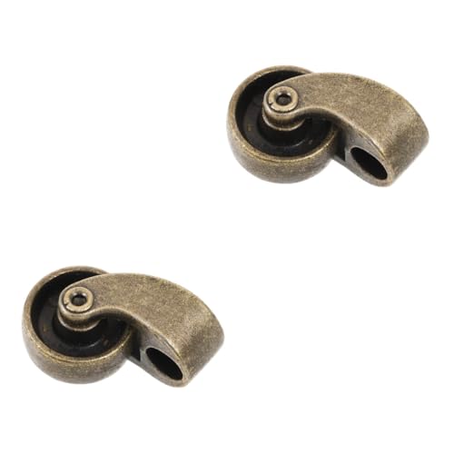DOITOOL 2 Stück Sofa Universalrolle Sofabeine Gepäckrad Ersatzstuhlrollen Schlafsofa Stuhl Mit Rollen Go Kart Räder Wagen Sofarollen Antriebsrollen Walker Teile Legierung von DOITOOL