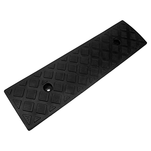 DOITOOL 2 Stück Stufenmatte Hangmatte Tragbarer Rollstuhl Fahrradpedale Autoteppich Auffahrt Bordsteinrampen Auffahrtsrampe Bordsteinkante Gummi Auffahrtsrampe Robuste Rampe von DOITOOL