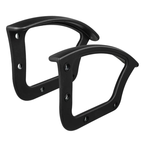 DOITOOL 2 Stück Teiliges Bürostuhl Armlehnen Befestigungsringe Passend für Schreibtisch und Drehstühle Praktische Ersatzteile für Armlehnen Reparatur Schlichtes Design für Büro und von DOITOOL