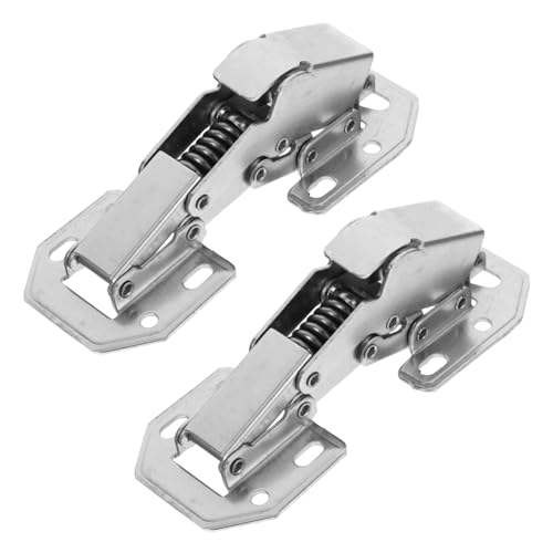 DOITOOL 2 Stück Teiliges Edelstahl Scharnier mit Feder und Dämpfer Verstärktes Geräuschloses Schranktürscharnier für Kleiderschrank und Küchenschränke Verstellbar Einfache Montage DOITOOL 2 Stück Teiliges Edelstahl Scharnier mit Feder und Dämpfer Verstärktes Geräuschloses Schranktürscharnier für Kleiderschrank und Küchenschränke Verstellbar Einfache Montage von DOITOOL