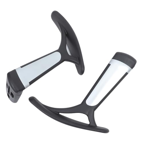 DOITOOL 2 Stück Teiliges Ergonomisches Ersatz Armlehnen für Bürostuhl und Gamingstuhl Kunststoff Armstützen für Computerarbeitsplatz Fördert Bequeme Haltung bei Langen Arbeitsstunden von DOITOOL