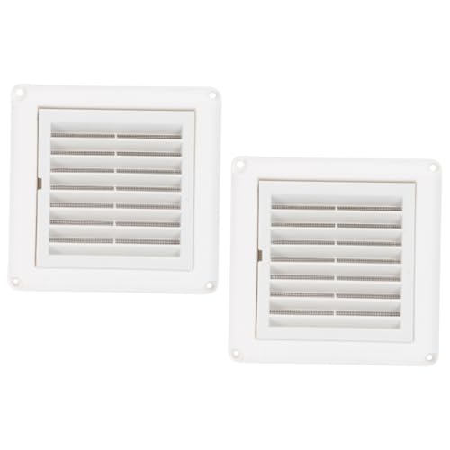 DOITOOL 2 Stück Teiliges Lüftungsgitter mit Insektenschutz Wetterbeständige Kunststoff auslassabdeckung Langlebiges Außenwand luftventil für Abluftsysteme und Trockner Einfache Montage DOITOOL 2 Stück Teiliges Lüftungsgitter mit Insektenschutz Wetterbeständige Kunststoff auslassabdeckung Langlebiges Außenwand luftventil für Abluftsysteme und Trockner Einfache Montage von DOITOOL