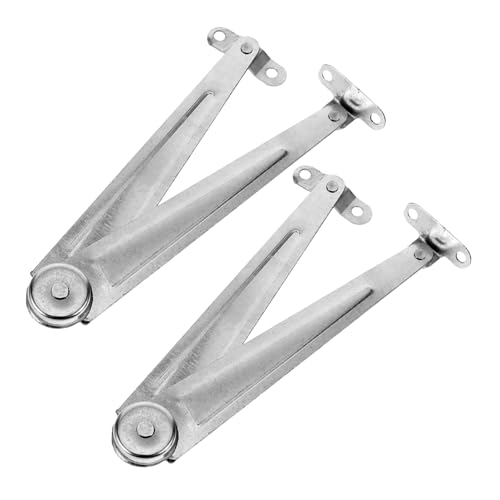 DOITOOL 2 Stück Teiliges Metall Support Scharnier Verstellbare Klappenstütze Selbstbalancierende Schrankstütze Langlebige Möbelstütze Installieren und Robust für Küchenschränke von DOITOOL