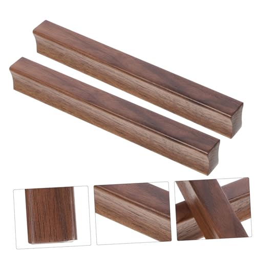 DOITOOL 2 Stück Teiliges Schrankgriffe aus Schwarzem Walnussholz Lang mit Lochabstand Minimalistisches Design Einfache Montage Robust für Möbel Küchen Kleiderschränke Geeignet DOITOOL 2 Stück Teiliges Schrankgriffe aus Schwarzem Walnussholz Lang mit Lochabstand Minimalistisches Design Einfache Montage Robust für Möbel Küchen Kleiderschränke Geeignet von DOITOOL