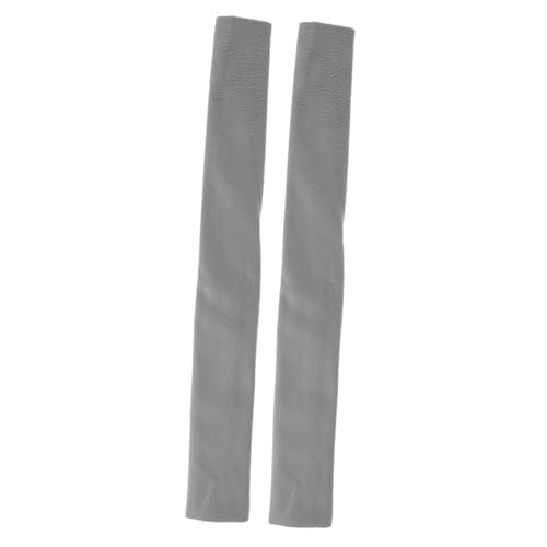 DOITOOL 2 Stück Teiliges Türgriff Kühlschrank und Gefrierschrank Schmutzabweisende Griffabdeckungen in Hellgrau Schutz vor Fingerabdrücken und Wasserflecken Modernes Küchen dekor von DOITOOL