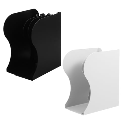 DOITOOL 2 Stück Teiliges Verstellbares Metall Buchstützen- Robuster Offener Buchhalter für Schwere Bücher Erweiterbarer Schreibtisch Organizer Minimalistisches Design für Büro und Wohnheim von DOITOOL