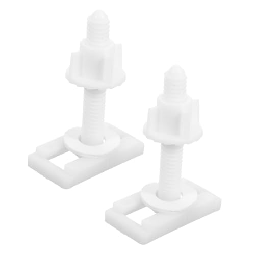 DOITOOL 2 Stück Teiliges Wc Sitz Befestigungsset mit Stabilem Kunststoff Befestigungsfuß Toilettensitz Schrauben und Muttern für Sicheren Halt und Kompatibilität Langlebig und Fest DOITOOL 2 Stück Teiliges Wc Sitz Befestigungsset mit Stabilem Kunststoff Befestigungsfuß Toilettensitz Schrauben und Muttern für Sicheren Halt und Kompatibilität Langlebig und Fest von DOITOOL