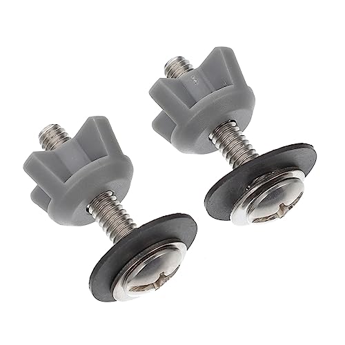 DOITOOL 2 Stück Toilettensitz Befestigungsschrauben Abs Metall Stabile Montage für Wc Sitz Spülkasten Rostfrei Einfache Installation Ersatzset für Gängige Toilettenmodelle DOITOOL 2 Stück Toilettensitz Befestigungsschrauben Abs Metall Stabile Montage für Wc Sitz Spülkasten Rostfrei Einfache Installation Ersatzset für Gängige Toilettenmodelle von DOITOOL