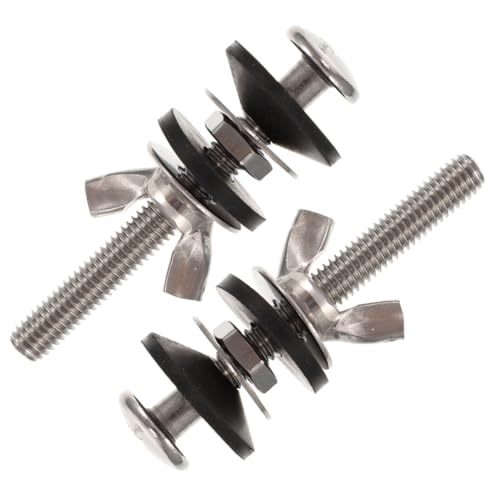 DOITOOL 2 Stück Toilettensitz Befestigungsschrauben Edelstahl mit Gummidichtung Wc Sitz Montageset Robust Langlebig Passend für Toiletten Installieren DOITOOL 2 Stück Toilettensitz Befestigungsschrauben Edelstahl mit Gummidichtung Wc Sitz Montageset Robust Langlebig Passend für Toiletten Installieren von DOITOOL