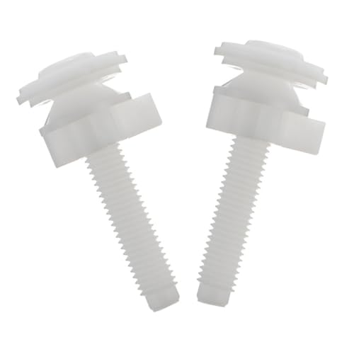 DOITOOL 2 Stück Toilettensitz Befestigungsschrauben aus Kunststoff mit Dichtung Stabile Reparaturschrauben für Wc sitzabdeckungen Langlebige Ersatzteile für Toilettendeckel Einfache DOITOOL 2 Stück Toilettensitz Befestigungsschrauben aus Kunststoff mit Dichtung Stabile Reparaturschrauben für Wc sitzabdeckungen Langlebige Ersatzteile für Toilettendeckel Einfache von DOITOOL
