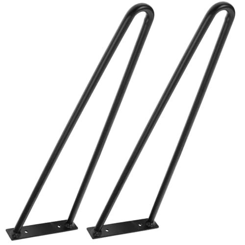 DOITOOL 2 Stück U Förmige Möbelfüße Metall für Sofa Tisch Schrank und Kommode Stabil Langlebig und Modern für DIY Möbelprojekte von DOITOOL