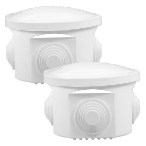 DOITOOL 2 Stück Wasserdichte Abzweigdose für Außenbereich Verteilerdose mit Kabeldurchführung Stabil und Langlebig für Stromanschlüsse im Freien DOITOOL 2 Stück Wasserdichte Abzweigdose für Außenbereich Verteilerdose mit Kabeldurchführung Stabil und Langlebig für Stromanschlüsse im Freien von DOITOOL