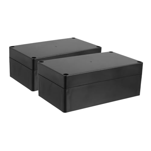 DOITOOL 2 Stück Wasserdichte Kunststoff Abzweigdose mit Dichtungsring für Outdoor Steckdosen Elektronikanschlüsse Schutzbox für Innen Außen Vielseitig Einsetzbar von DOITOOL